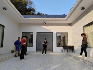 安徽繁昌區(qū)平鋪鎮(zhèn)：多部門聯(lián)動到村宣傳推廣裝配式綠色農(nóng)房